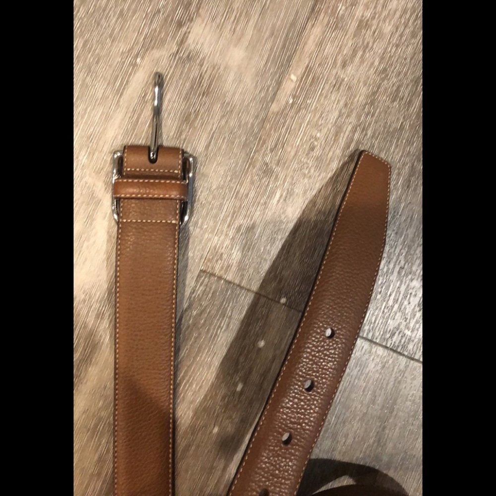 Coach belt genuine leather